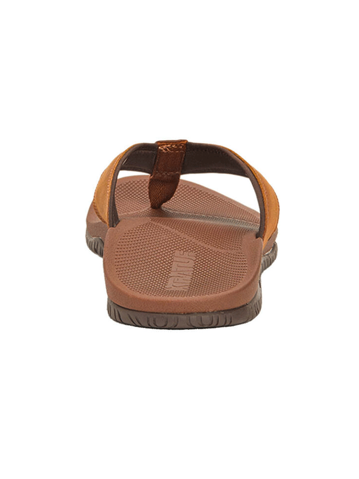 Xtratuf AUNW-900 Womens Auna Sandal Brown front-side view. If you need any assistance with this item or the purchase of this item please call us at five six one seven four eight eight eight zero one Monday through Saturday 10:00a.m EST to 8:00 p.m EST