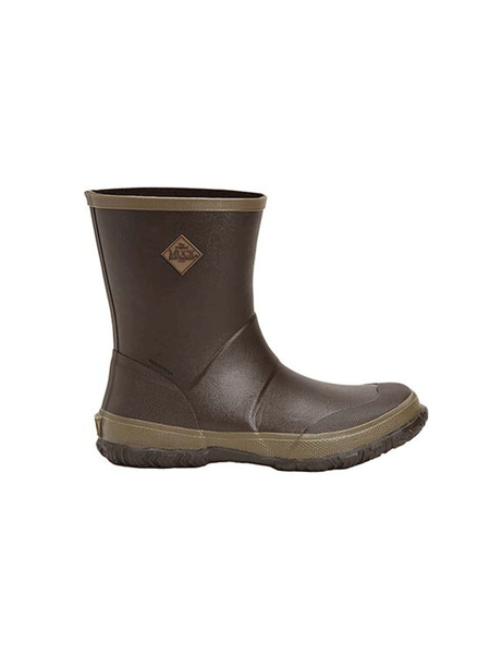 Muck FRM-900 Unisex Forager Mid Dark Brown side view. If you need any assistance with this item or the purchase of this item please call us at five six one seven four eight eight eight zero one Monday through Saturday 10:00a.m EST to 8:00 p.m EST