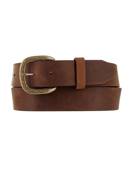 Justin 232BD Work Basic Leather Belt Bark front view  If you need any assistance with this item or the purchase of this item please call us at five six one seven four eight eight eight zero one Monday through Satuday 10:00 a.m. EST to 8:00 p.m. EST