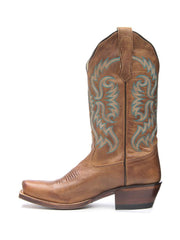 Nocona NL5009 Womens Bluebonnet Fashion Boot Tan side view. If you need any assistance with this item or the purchase of this item please call us at five six one seven four eight eight eight zero one Monday through Saturday 10:00a.m EST to 8:00 p.m EST