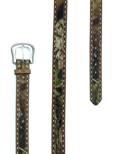 Nocona N24872222 Mossy Oak Overlay Stitching Belt 