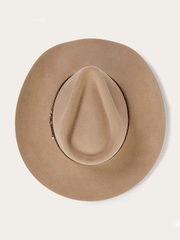 Stetson SBSNCA-413498 SENECA 4X Cowboy Hat Silversand view from above. If you need any assistance with this item or the purchase of this item please call us at five six one seven four eight eight eight zero one Monday through Saturday 10:00a.m EST to 8:00 p.m EST