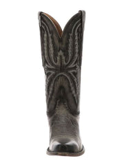 Lucchese Womens MARCELLA Western Boot Anthracite Grey