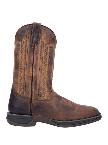 Laredo 7454 Mens Bennett Leather Boot Tan Distressed other side view. If you need any assistance with this item or the purchase of this item please call us at five six one seven four eight eight eight zero one Monday through Saturday 10:00a.m EST to 8:00 p.m EST