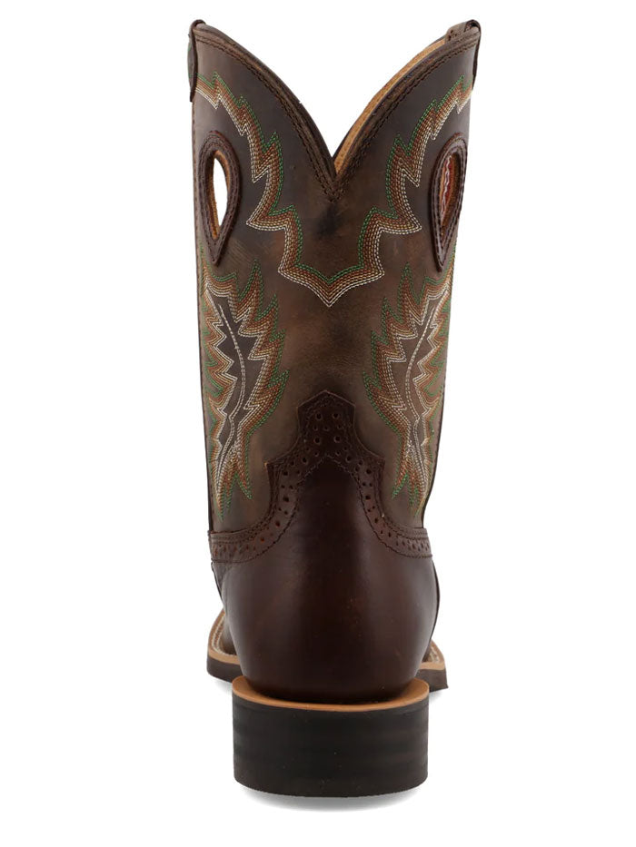 Twisted X MRS0069 Mens Ruff Stock Work Boot Smoky Chocolate & Tobacco side / front view. If you need any assistance with this item or the purchase of this item please call us at five six one seven four eight eight eight zero one Monday through Saturday 10:00a.m EST to 8:00 p.m EST