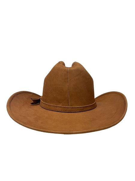 American Hat Makers GORGE Leather Cattleman Cowboy Hat Cooper back view. If you need any assistance with this item or the purchase of this item please call us at five six one seven four eight eight eight zero one Monday through Saturday 10:00a.m EST to 8:00 p.m EST