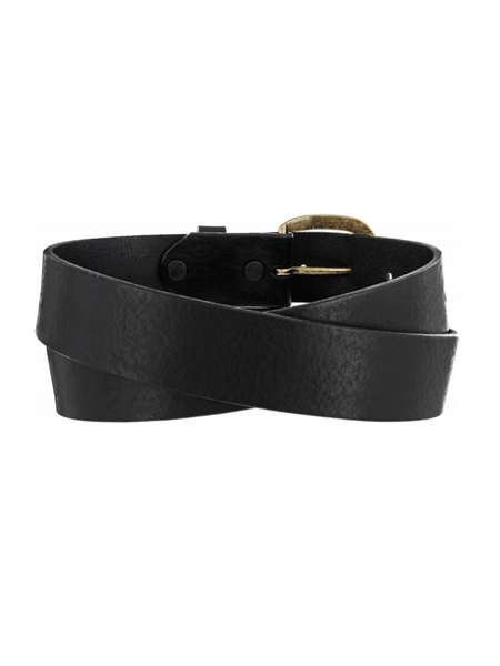 Justin 232BK Work Basic Leather Belt Black back view  If you need any assistance with this item or the purchase of this item please call us at five six one seven four eight eight eight zero one Monday through Satuday 10:00 a.m. EST to 8:00 p.m. EST
