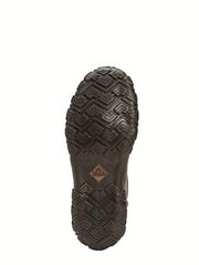 Muck FRM-900 Unisex Forager Mid Dark Brown sole view. If you need any assistance with this item or the purchase of this item please call us at five six one seven four eight eight eight zero one Monday through Saturday 10:00a.m EST to 8:00 p.m EST