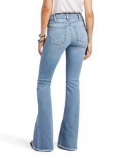 Ariat 10040503 Womens REAL Perfect Rise Regina Flare Jean Colorado back view. If you need any assistance with this item or the purchase of this item please call us at five six one seven four eight eight eight zero one Monday through Saturday 10:00a.m EST to 8:00 p.m EST