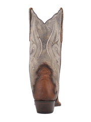 Dan Post DP4385 Womens Zoli Leather Boot Brown back view. If you need any assistance with this item or the purchase of this item please call us at five six one seven four eight eight eight zero one Monday through Saturday 10:00a.m EST to 8:00 p.m EST