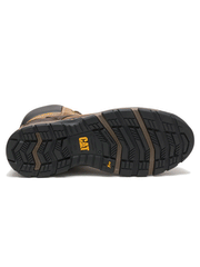 Caterpillar P91218 Mens Excavator Superlite Waterproof Carbon Composite Toe Work Boot Dark Beige sole view. If you need any assistance with this item or the purchase of this item please call us at five six one seven four eight eight eight zero one Monday through Saturday 10:00a.m EST to 8:00 p.m EST