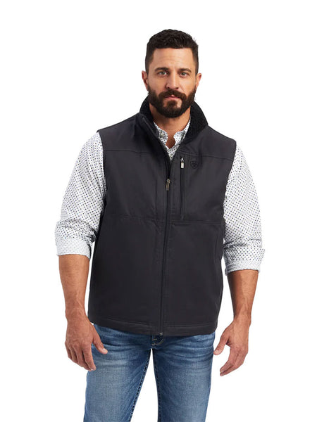 Ariat 10037390 Mens Grizzly Concealed Carry Insulated Vest Phantom front view. If you need any assistance with this item or the purchase of this item please call us at five six one seven four eight eight eight zero one Monday through Saturday 10:00a.m EST to 8:00 p.m EST