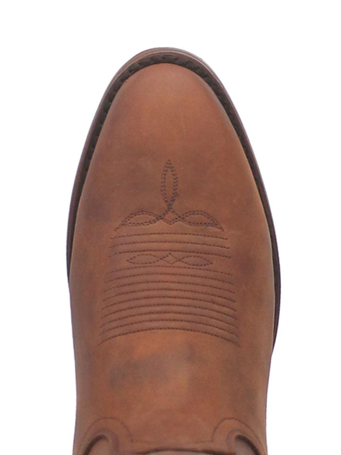 Dan Post DP3230 Mens Simon Tapered Leather Boot Brown side / front view. If you need any assistance with this item or the purchase of this item please call us at five six one seven four eight eight eight zero one Monday through Saturday 10:00a.m EST to 8:00 p.m EST