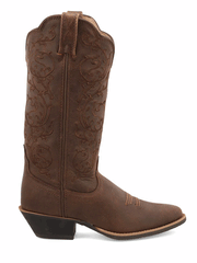 Twisted X WWT0037 Womens R Toe Western Boot Brown outter side view. If you need any assistance with this item or the purchase of this item please call us at five six one seven four eight eight eight zero one Monday through Saturday 10:00a.m EST to 8:00 p.m EST