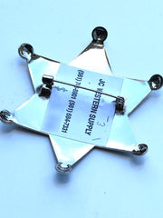 Sheriff Gold/Silver Western Replica Badge