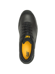 Caterpillar P91351 Mens Streamline 2.0 Leather Composite Toe Black view from above. If you need any assistance with this item or the purchase of this item please call us at five six one seven four eight eight eight zero one Monday through Saturday 10:00a.m EST to 8:00 p.m EST