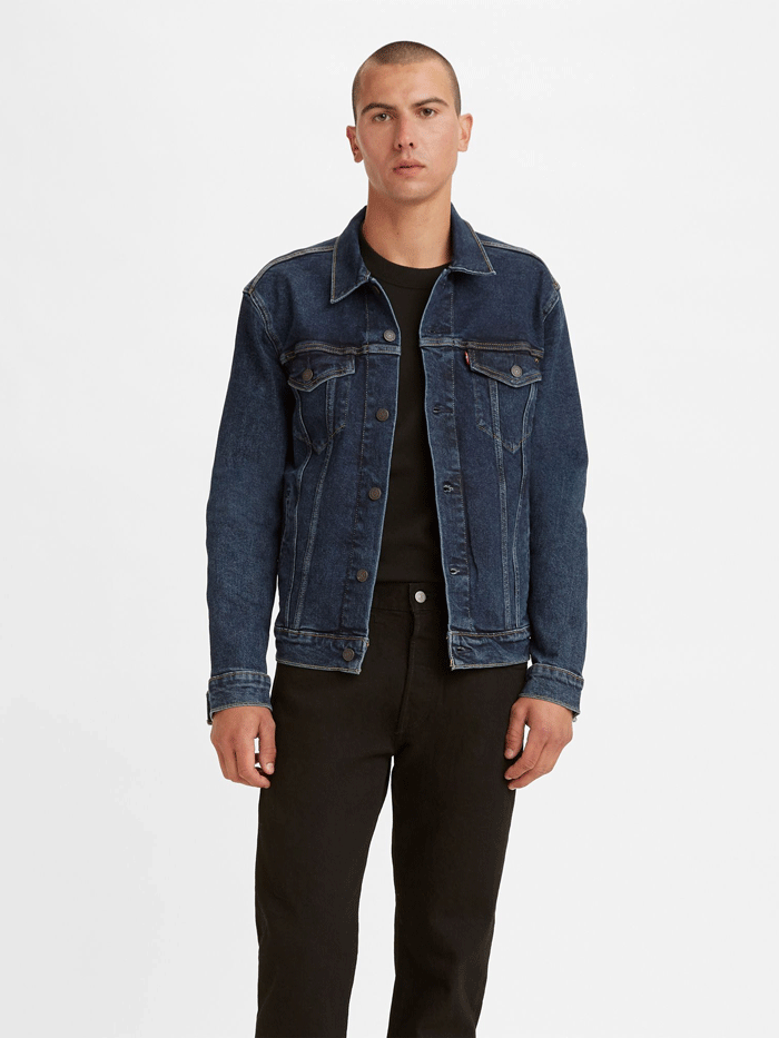 Levi's rinse trucker hot sale jacket