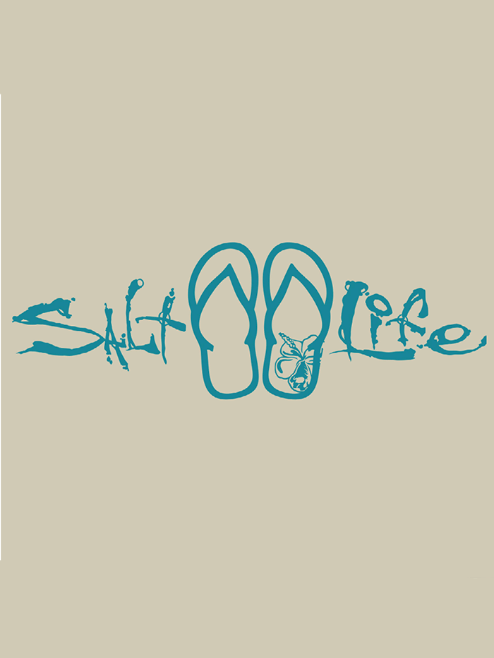 Salt Life SAD917 Signature Sandal Decal Sticker J.C. Western Wear