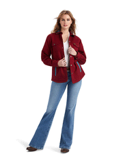 Ariat 10042133 Womens Shacket Chimayo Shirt Jacket Rubaiyat alternate front view. If you need any assistance with this item or the purchase of this item please call us at five six one seven four eight eight eight zero one Monday through Saturday 10:00a.m EST to 8:00 p.m EST