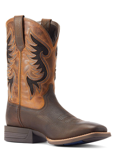 Ariat 10044573 Mens Cowpuncher VentTEK Western Boot Dark Brown inner side view. If you need any assistance with this item or the purchase of this item please call us at five six one seven four eight eight eight zero one Monday through Saturday 10:00a.m EST to 8:00 p.m EST