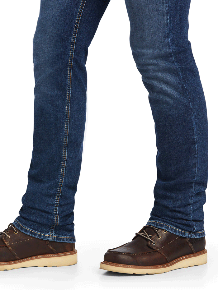 Ariat 10040500 Mens M8 Modern TekStretch Bodine Slim Leg Jean Kelton front view. If you need any assistance with this item or the purchase of this item please call us at five six one seven four eight eight eight zero one Monday through Saturday 10:00a.m EST to 8:00 p.m EST