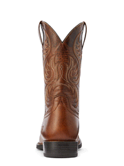 Ariat 10042399 Mens Sport Boss Man Western Boot Rich Cognac back view. If you need any assistance with this item or the purchase of this item please call us at five six one seven four eight eight eight zero one Monday through Saturday 10:00a.m EST to 8:00 p.m EST
