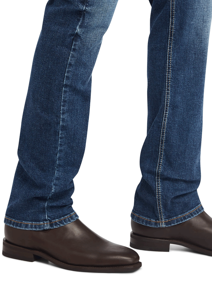 Ariat 10042204 Mens M8 Modern Kai Slim Leg Jean Kelton front view. If you need any assistance with this item or the purchase of this item please call us at five six one seven four eight eight eight zero one Monday through Saturday 10:00a.m EST to 8:00 p.m EST