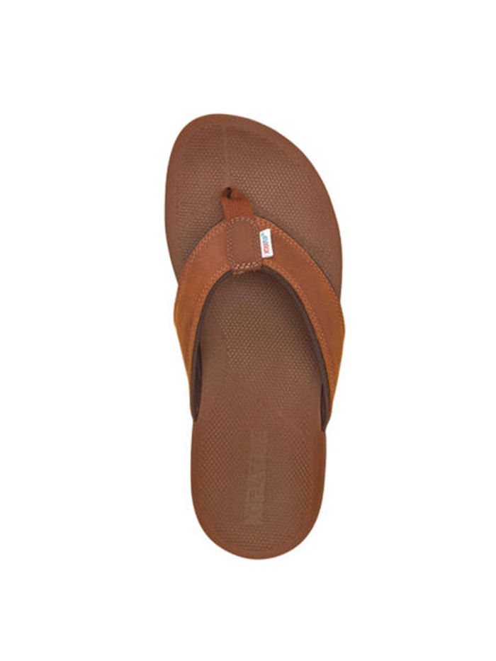 Xtratuf AUNW-900 Womens Auna Sandal Brown front-side view. If you need any assistance with this item or the purchase of this item please call us at five six one seven four eight eight eight zero one Monday through Saturday 10:00a.m EST to 8:00 p.m EST