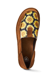 Ariat 10040356 Womens Cruiser Shoe Peanut Field of Sun view from above. If you need any assistance with this item or the purchase of this item please call us at five six one seven four eight eight eight zero one Monday through Saturday 10:00a.m EST to 8:00 p.m EST