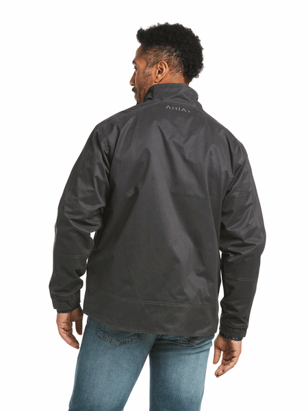 Ariat 10037499 Mens Grizzly Canvas Concealed Carry Lightweight Jacket Phantom back view. If you need any assistance with this item or the purchase of this item please call us at five six one seven four eight eight eight zero one Monday through Saturday 10:00a.m EST to 8:00 p.m EST