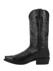 Dan Post DP2140 Mens Milwaukee Western Boot Black side view. If you need any assistance with this item or the purchase of this item please call us at five six one seven four eight eight eight zero one Monday through Saturday 10:00a.m EST to 8:00 p.m EST
