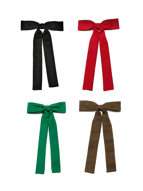 M&F 0900602 Colonel Clip-On Western Bow Ties black, red, green and brown