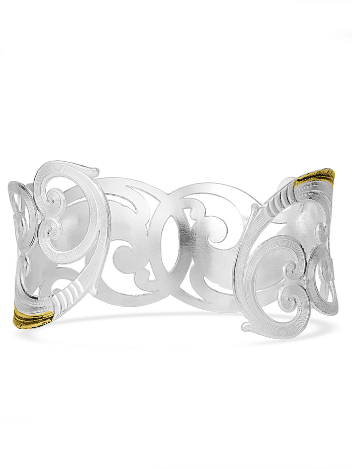 Montana Silversmiths BC4815 Womens Sunfire Filigree Cuff Bracelet front view. If you need any assistance with this item or the purchase of this item please call us at five six one seven four eight eight eight zero one Monday through Saturday 10:00a.m EST to 8:00 p.m EST