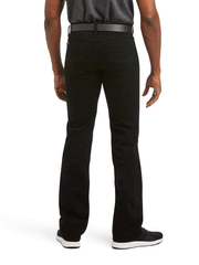 Ariat 10037890 Mens M7 Slim Legacy Straight Jean Black back view. If you need any assistance with this item or the purchase of this item please call us at five six one seven four eight eight eight zero one Monday through Saturday 10:00a.m EST to 8:00 p.m EST