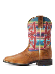 Ariat 10042595 Kids Lonestar Western Boot Ridge Tan side view. If you need any assistance with this item or the purchase of this item please call us at five six one seven four eight eight eight zero one Monday through Saturday 10:00a.m EST to 8:00 p.m EST