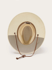 Stetson TSARWY-3830-81 AIRWAY Panama Safari Hat Natural inside view. If you need any assistance with this item or the purchase of this item please call us at five six one seven four eight eight eight zero one Monday through Saturday 10:00a.m EST to 8:00 p.m EST