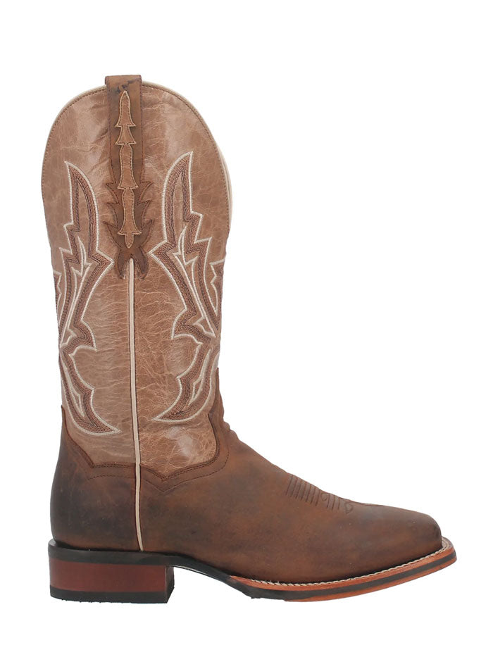 Dan Post DP4974 Mens Bellamy Leather Boot Tan And Bone side and front view. If you need any assistance with this item or the purchase of this item please call us at five six one seven four eight eight eight zero one Monday through Saturday 10:00a.m EST to 8:00 p.m EST
