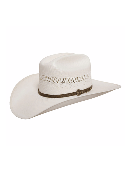 Resistol RSRUNA-734281 RUSTY NAIL 10X Straw Hat Natural front and side view