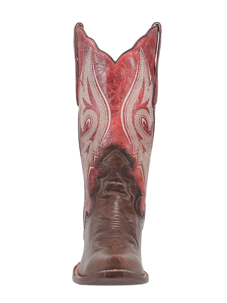 Dan Post DP4386 Womens Zoli Leather Boot Red front view. If you need any assistance with this item or the purchase of this item please call us at five six one seven four eight eight eight zero one Monday through Saturday 10:00a.m EST to 8:00 p.m EST