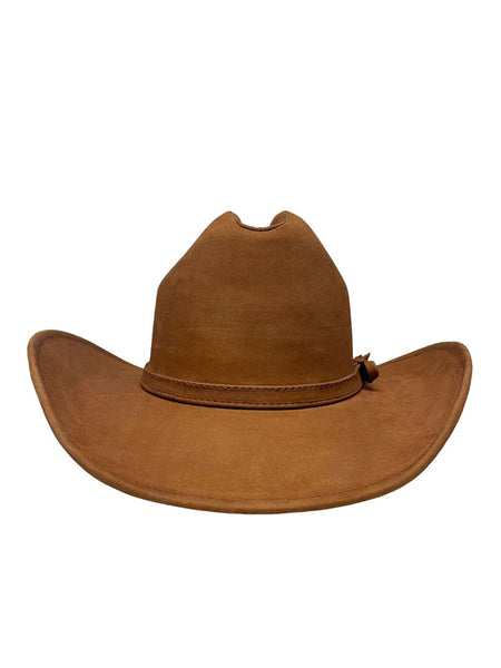 American Hat Makers GORGE Leather Cattleman Cowboy Hat Cooper front view. If you need any assistance with this item or the purchase of this item please call us at five six one seven four eight eight eight zero one Monday through Saturday 10:00a.m EST to 8:00 p.m EST