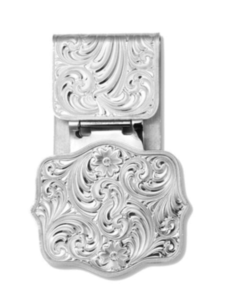 Montana Silversmiths MCL4352NF Legacy Money Clip front view. If you need any assistance with this item or the purchase of this item please call us at five six one seven four eight eight eight zero one Monday through Saturday 10:00a.m EST to 8:00 p.m EST