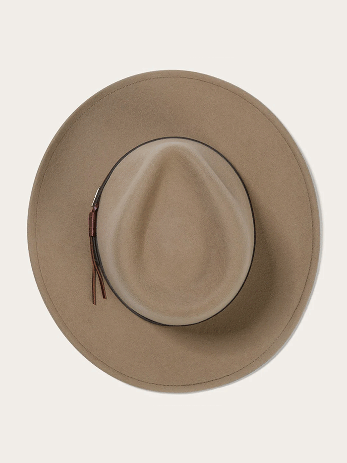Stetson TWBOZE-8130MU Bozeman Outdoor Crushable Felt Hat Mushroom front and side view. If you need any assistance with this item or the purchase of this item please call us at five six one seven four eight eight eight zero one Monday through Saturday 10:00a.m EST to 8:00 p.m EST