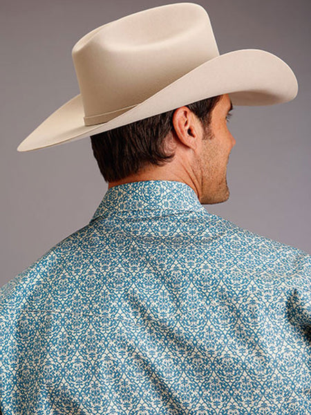 Stetson Men's ICE PAISLEY WESTERN SNAP SHIRT