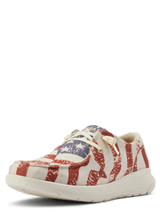 Ariat 10040317 Womens Hilo Shoe Distressed Flag front-side view. If you need any assistance with this item or the purchase of this item please call us at five six one seven four eight eight eight zero one Monday through Saturday 10:00a.m EST to 8:00 p.m EST