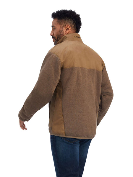 Ariat 10041797 Mens Grizzly Canvas Bluff Jacket Cub back view. If you need any assistance with this item or the purchase of this item please call us at five six one seven four eight eight eight zero one Monday through Saturday 10:00a.m EST to 8:00 p.m EST